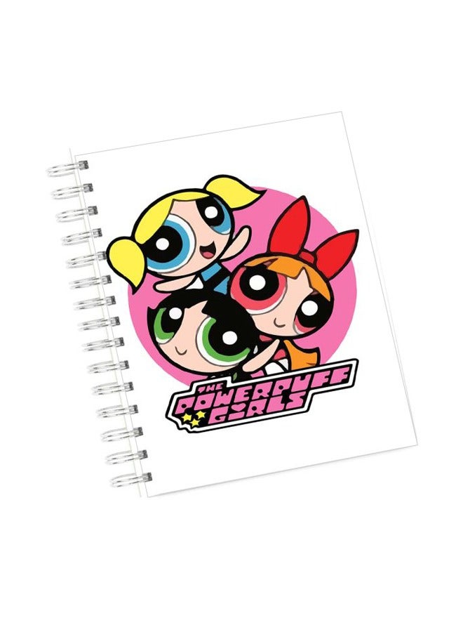 LIT Power Puff Girls Printed Hardcover Spiral Notebook - Image 2