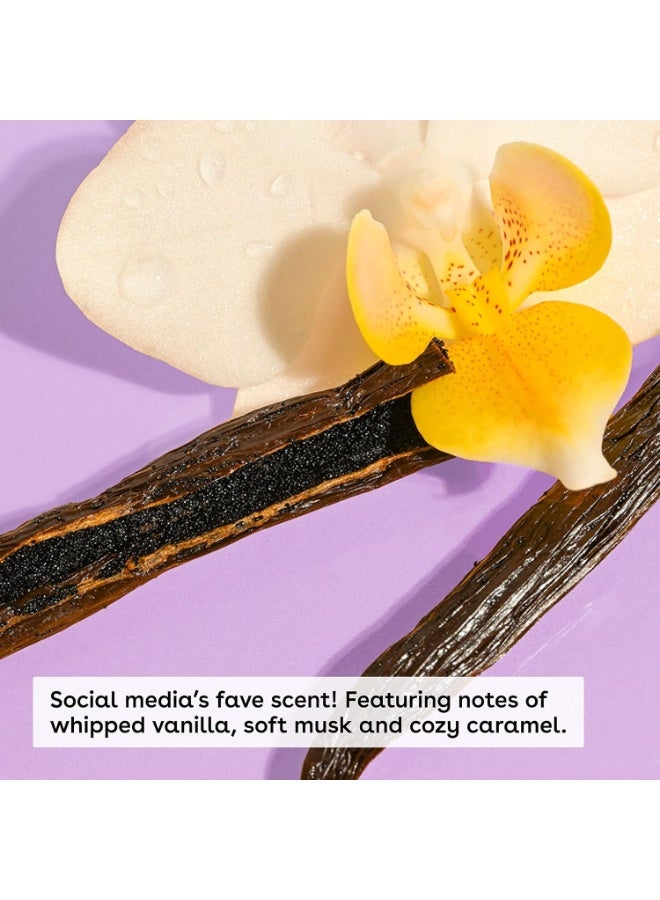 eos Cashmere Body Oil, Vanilla Cashmere, 24 Hour Moisture, Plant-Based Squalane to Soothe, Soften And Smooth Dry Skin, Body Oil, 6 fl oz - Image 3