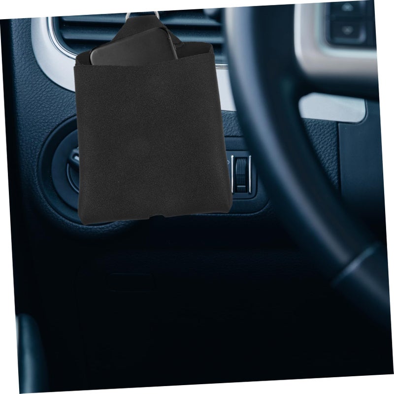 Car Vent Organizer Storage Bag For Sunglasses Pens Coins Black - Image 5