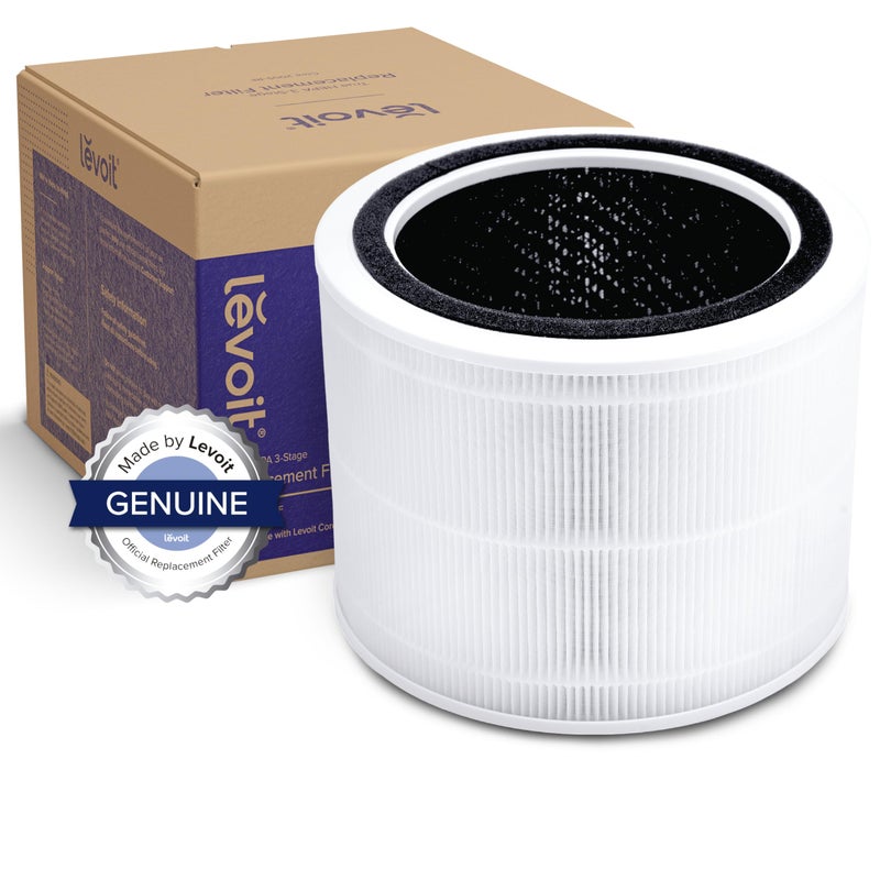 LEVOIT Core 200S Air Purifier Replacement Filter  3-in-1 Filter  High-Efficiency Activated Carbon  Core 200S-RF  White - Image 1