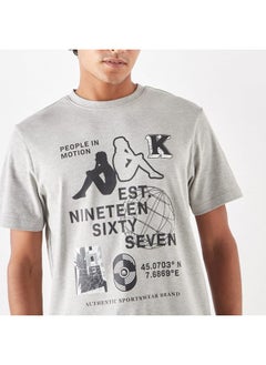 Kappa Kappa Graphic Print T-shirt with Short Sleeves  - Image 4