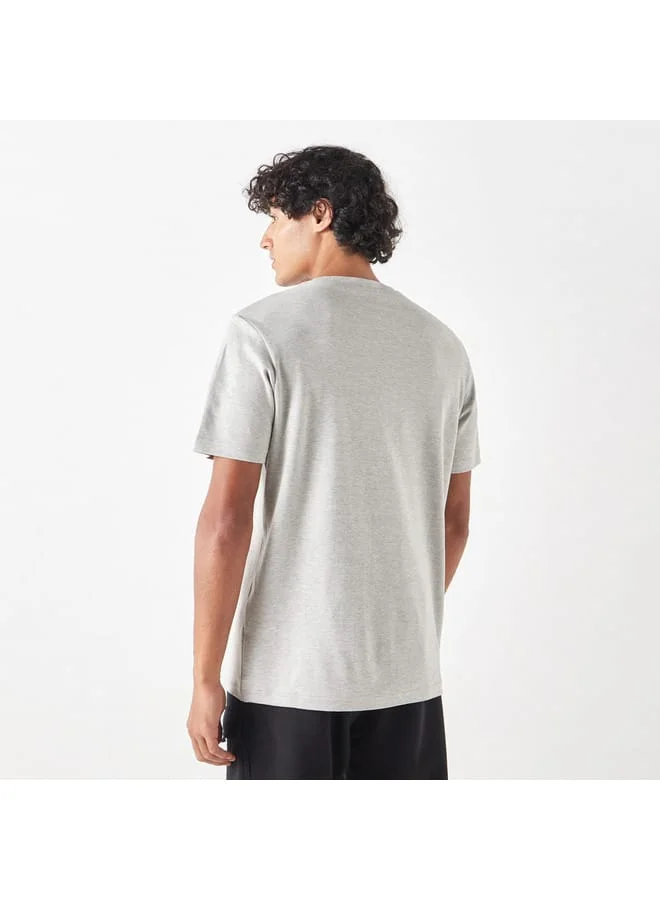 Kappa Kappa Graphic Print T-shirt with Short Sleeves