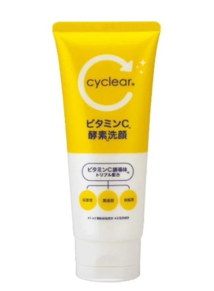 Cyclear Face Wash with Vitamin C Enzyme by Kumano Yoshi - 130ml