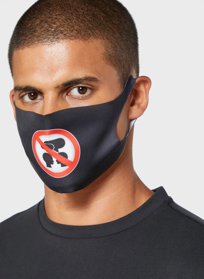 Si Masks Printed Neoprene Washable Mask