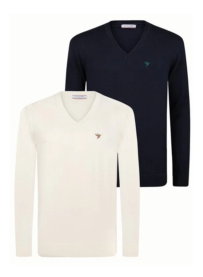 FELIX HARDY V-Neck Sweater Pack of 2