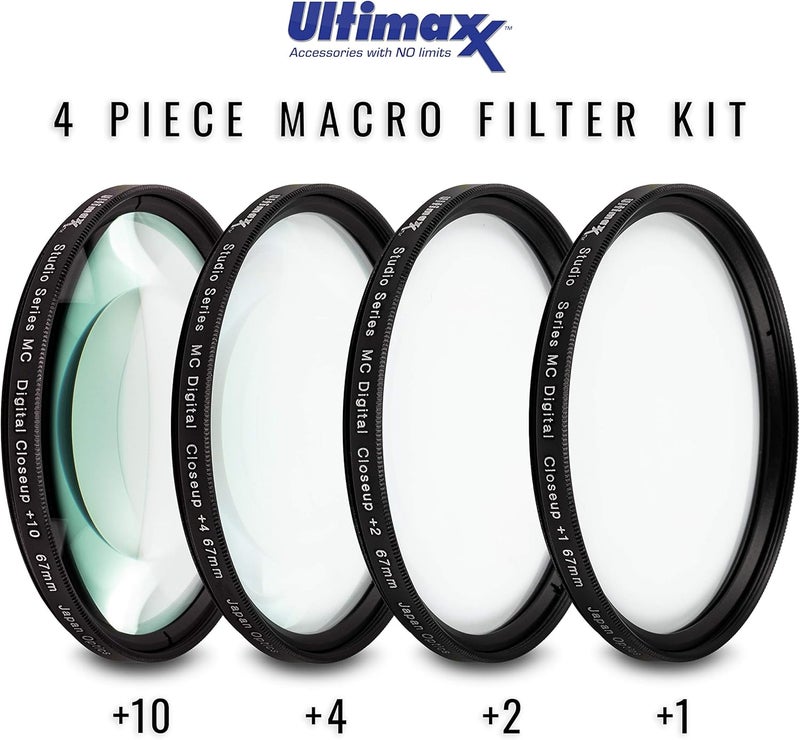 ألتيماكس 67MM Lens Accessory Kit - 6PC Gradual Color Filter + UV CPL FLD Filter + Macro Close Up Set (+1 +2 +4 +10) - Image 4