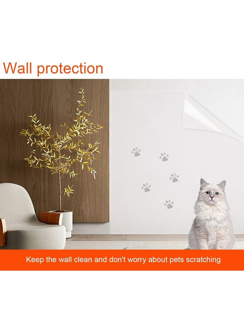 FengSVMA Clear Contact Paper, Protection for Kitchen Backsplash Tiles, Cabinets, Walls, and Shelves. Waterproof and Oil-Proof Peel and Stick Covering(15.7X78.7 Inches) - Image 5