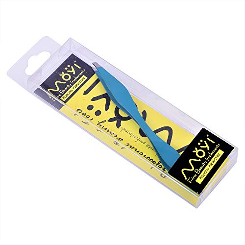 MOYI Stainless 2 in 1 Slant-Pointed Tip Tweezer Tool for Eyebrow and Facial Hair Remover - Image 2