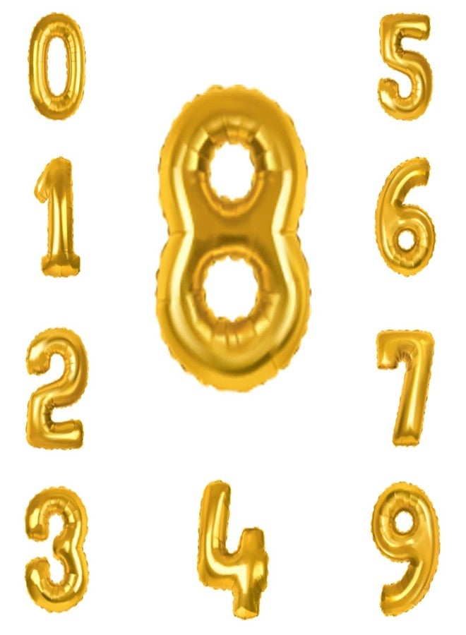 JUST PARTY بالونات فويل ذهبية مقاس 16 بوصة تحمل الرقم 1 من جست بارتي، مثالية لأعياد الميلاد، والذكرى السنوية، وحفلات توديع العزوبية، وحفلات الزفاف، وحفلات الوداع، وغيرها من المناسبات. اصنع عبارتك الخاصة. - Image 4