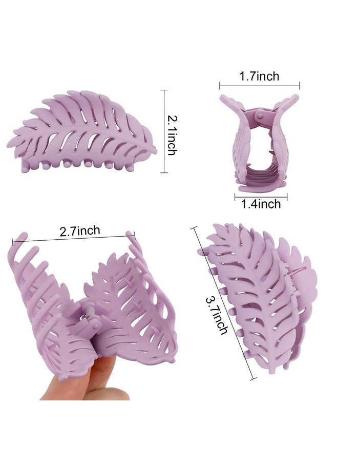 AMCAMI Hair Accessories for Women - 8 Pack Trendy Banana Clips for Thick Hair, 3.7 inch Non-slip Large Strong Hold Jaw Clips - Image 2
