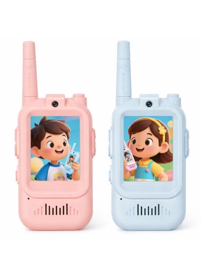 Face-to-Face Video Calling Kids Waki taki with Color Screen, Rechargeable Interactive Electronic Toy for Boys & Girls, Portable Outdoor Adventure Play Device, Long Battery Life, Gift for Kids Age 3+ - Image 2