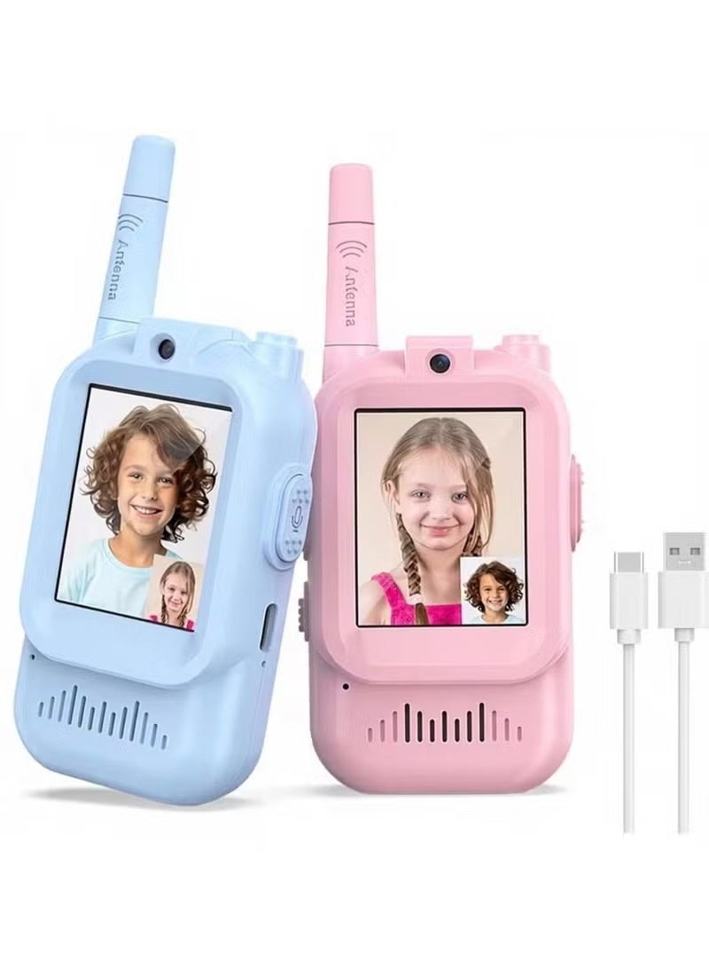 Face-to-Face Video Calling Kids Waki taki with Color Screen, Rechargeable Interactive Electronic Toy for Boys & Girls, Portable Outdoor Adventure Play Device, Long Battery Life, Gift for Kids Age 3+ - Image 3