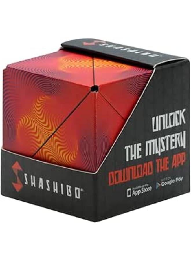 صندوق تغيير الشكل من SHASHIBO - مكعب فيدجيت حاصل على براءة اختراع وحائز على جائزة مع 36 مغناطيسًا من العناصر الأرضية النادرة - يتحول إلى أكثر من 70 شكلًا (وهم بصري)