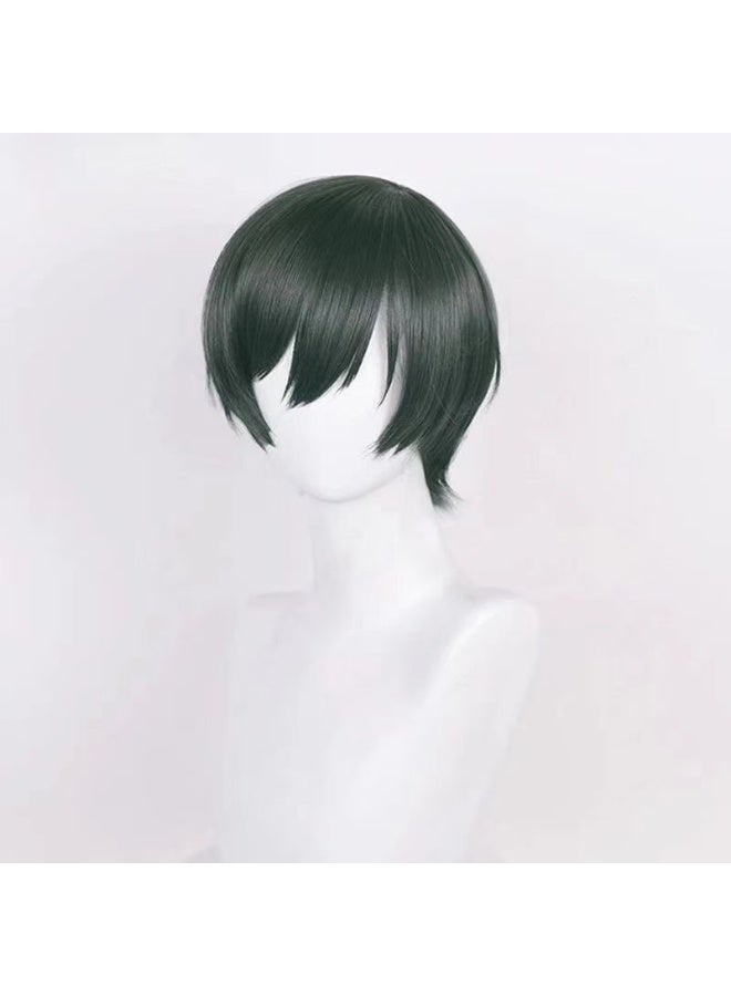 general Blue Lock Rin Itoshi Cosplay Wig Smooth Synthetic Hair Breathable Elastic Cap Wig for Anime Convention Role Play and Party - Image 1