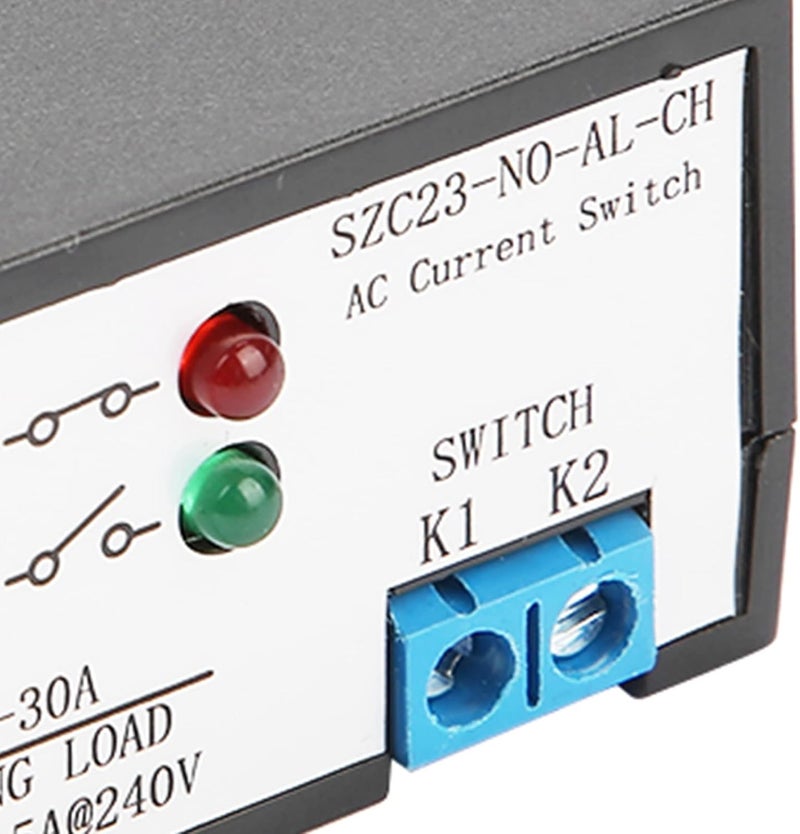 Current Meter Switch AC, SZC23-NO-AL-CH Current Detection Switch Current Sensor Control Switch Current Measuring Relay Adjustable Load Drop Relay Current Monitoring Relay - Image 5