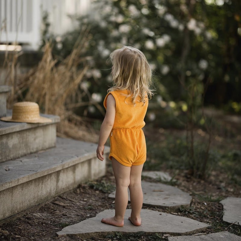 Antebies Orange Towel Elastic Bodysuit  - Image 3