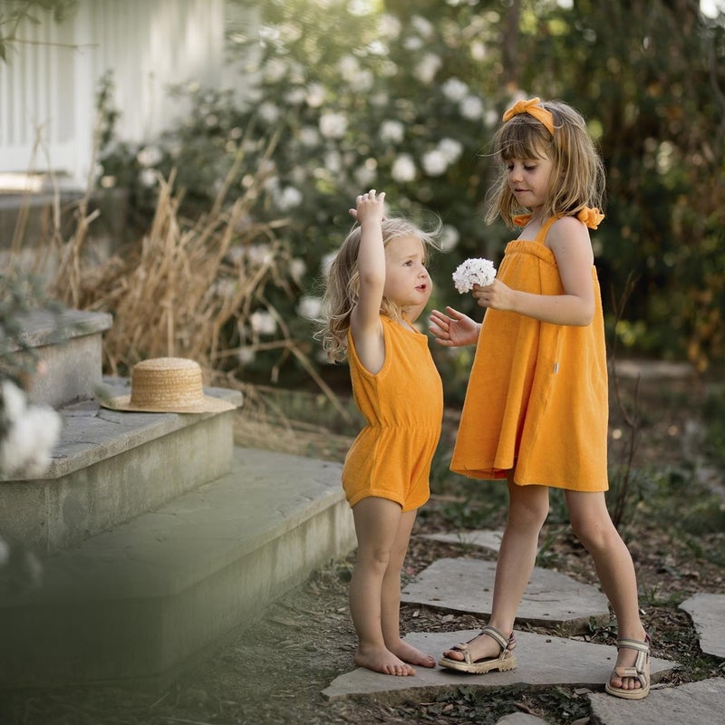 Antebies Orange Towel Elastic Bodysuit  - Image 4