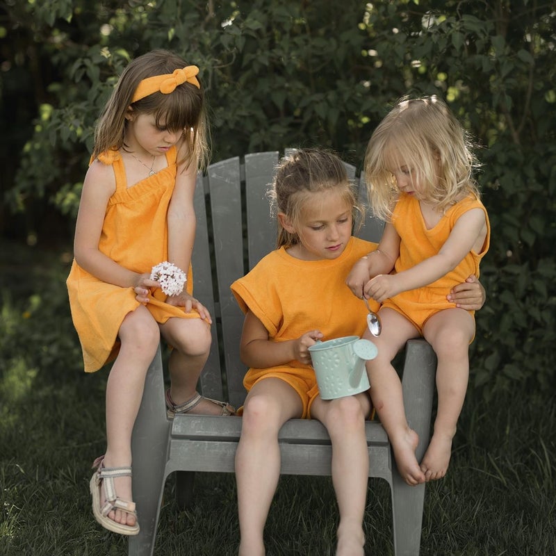 Antebies Orange Towel Elastic Bodysuit  - Image 5