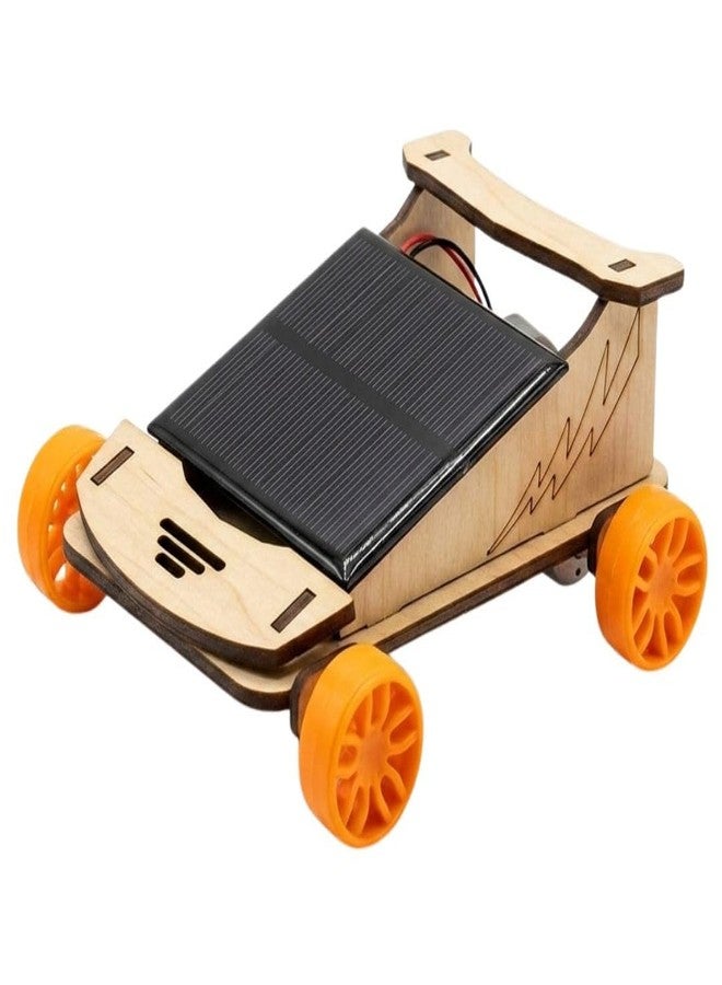 ESPtronics Readymade Solar Panel Toy Car Working Model for Physics Experiment Science Fair STEM Educational Learning Project for Students and Kids - Image 1