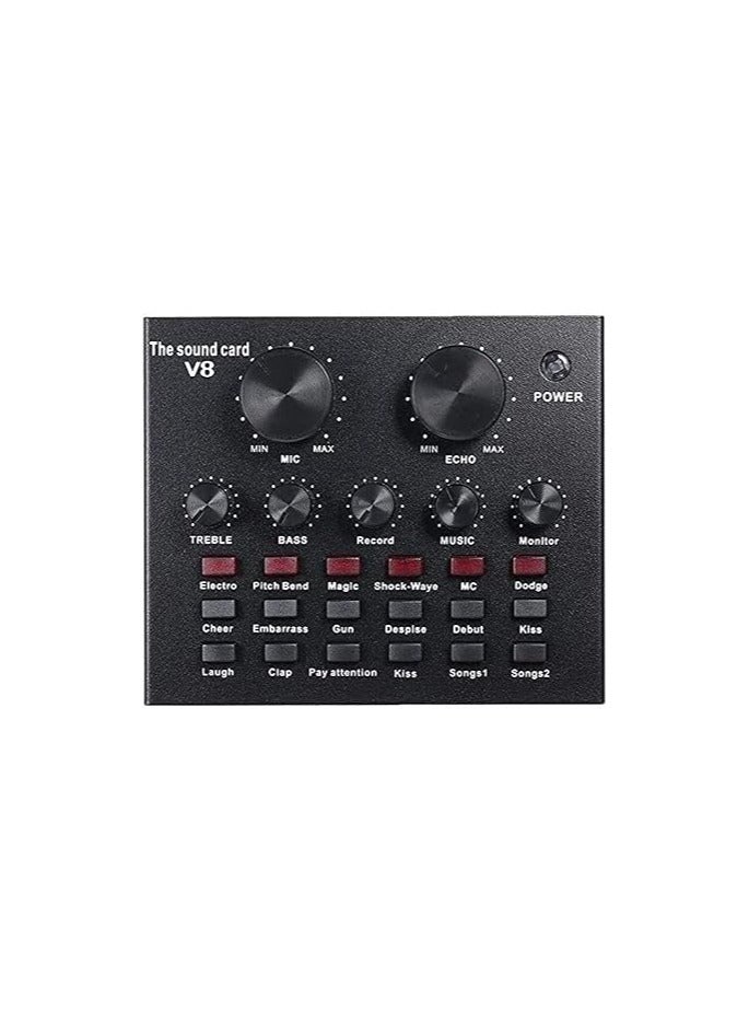 V8 Multi functional USB Webcast Sound Black - Image 2