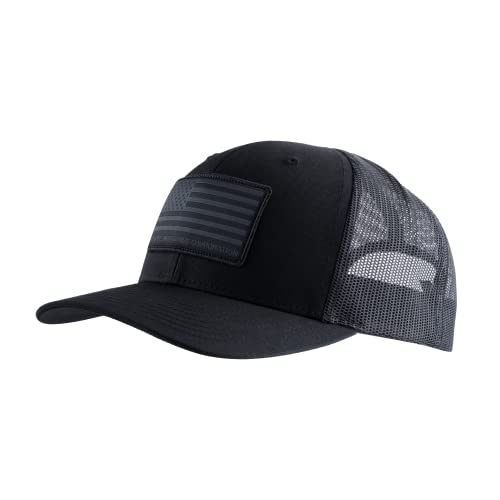 Magpul Standard Trucker Hat Snap Back Baseball Cap, One Size Fits Most, Standard Patch Black - Image 2