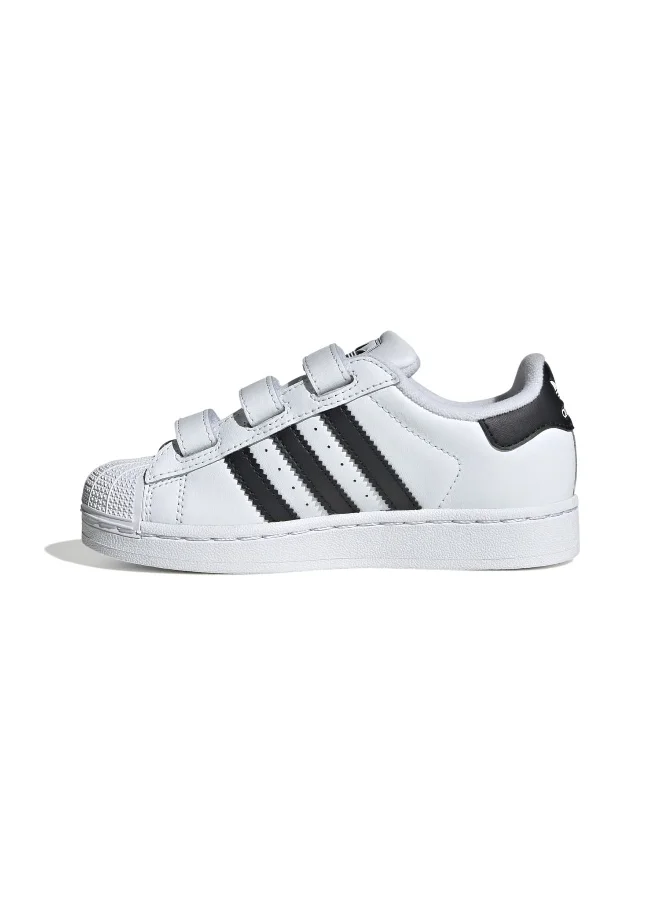 اديداس اوريجينالز adidas SUPERSTAR II CF C White Originals Kids Shoes