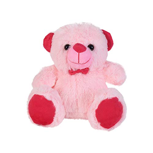 Ultra 07 inch Jolly Teddy Bear Fully Stuffed Soft Plush Toy for Kids in Pink Animal Toy Gift Birthday Anniversary Christmas Diwali Home Decore - Image 1