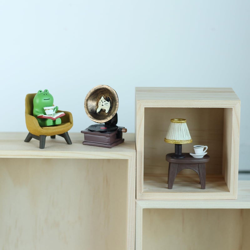 Mevodeata Cute Mini Frog Figurine with Small Sofa Resin Frog Figure for Office Home Decor - Cute Frog Gift for Frog Lovers - Image 5