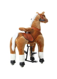 Cool Baby Horse Ride on Toy for Toddlers Ride on Rocking Horse Toy Plush Walking Pony Mechanical Riding Horse Medium Size for Age 4-14  - Image 2