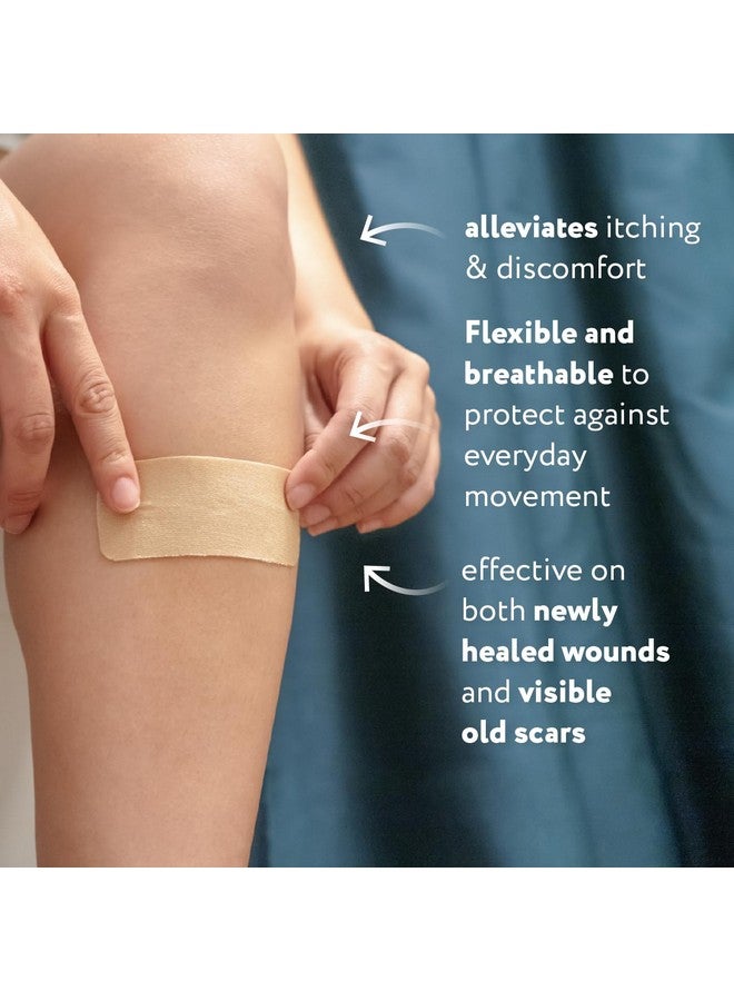 ScarAway Advanced Skincare Silicone Scar Sheets, Medical Grade Silicone Strips, No 1 Recommended Treatment for Surgical, Burn, Body, Acne, Hypertrophic & Keloid Scar Treatment, 8 Tan Reusable Sheets - Image 4