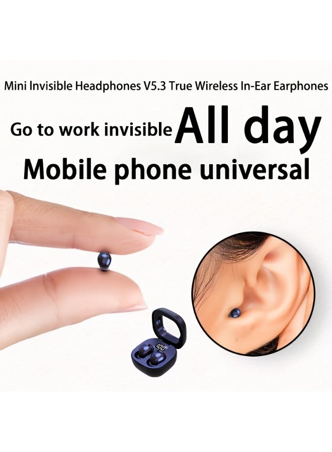 Wireless  Earphones,Bluetooth In-ear Earbuds Running Headset phone HIFI Stereo Active Noise Cancellation USB-C Charging Black - Image 1