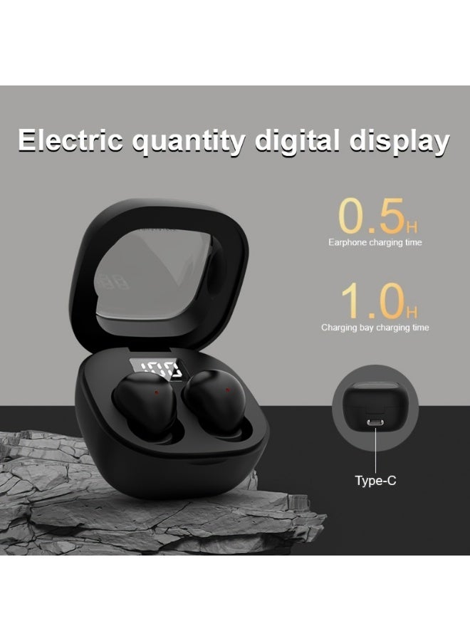 Wireless  Earphones,Bluetooth In-ear Earbuds Running Headset phone HIFI Stereo Active Noise Cancellation USB-C Charging Black - Image 3