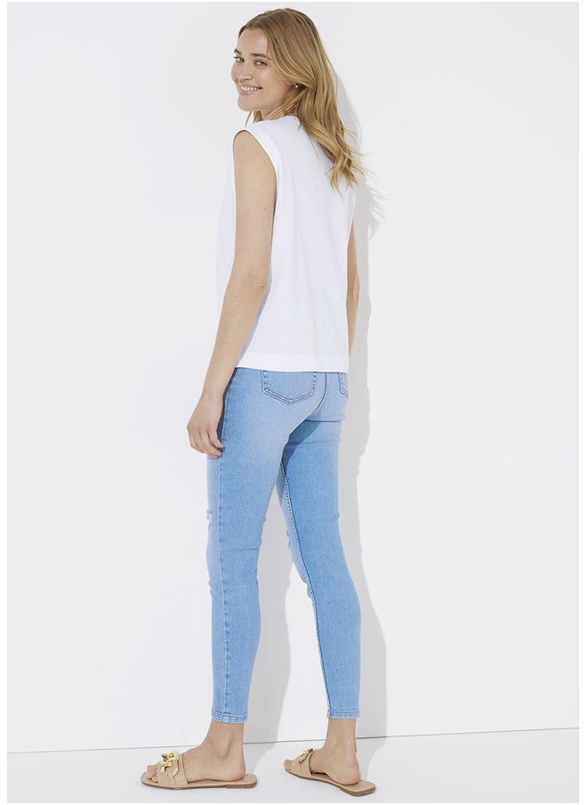 Matalan April Light Wash Super Skinny Jeans  - Image 1