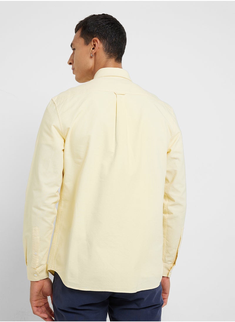 LACOSTE - Regular Fit Button Down Shirt - Image 1