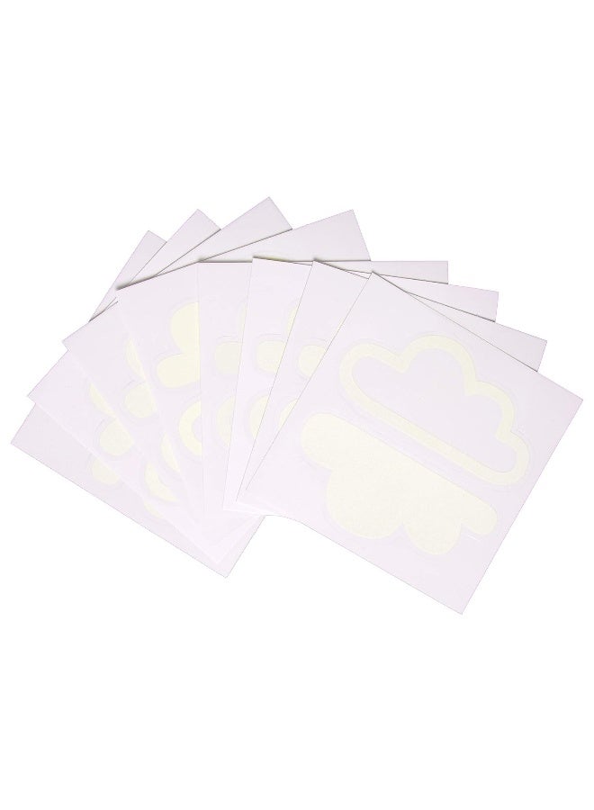 ubbi ملصقات سحابية مضيئة في الظلام من أوبّي، ملصقات زخرفية لسلة الحفاضات أو غرفة الأطفال - Image 5