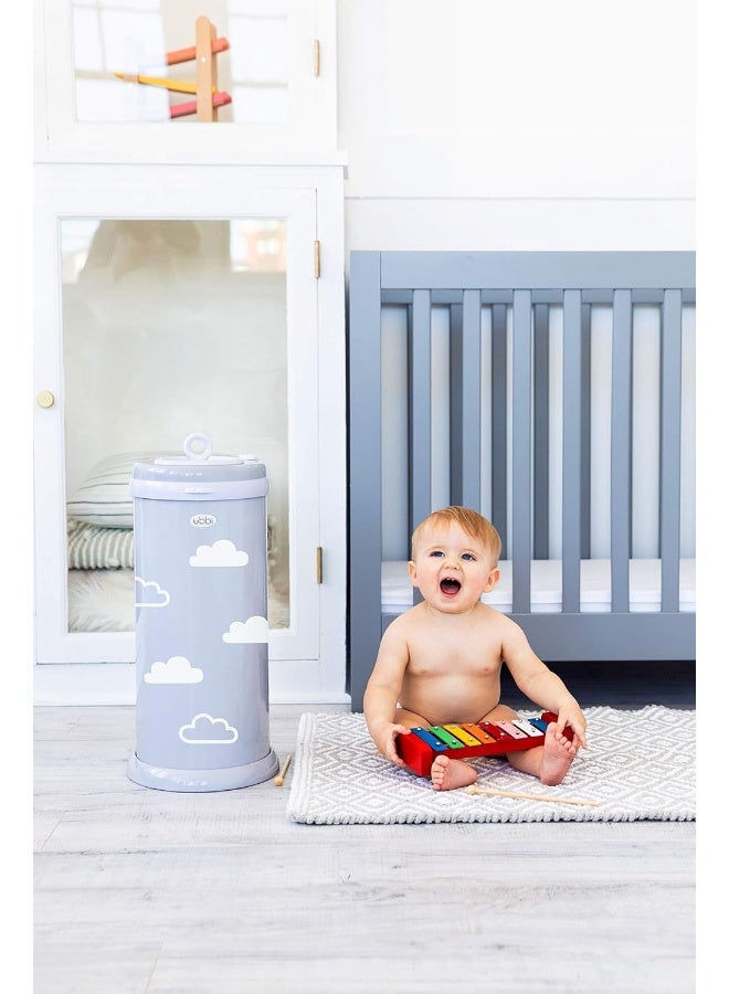 ubbi ملصقات سحابية مضيئة في الظلام من أوبّي، ملصقات زخرفية لسلة الحفاضات أو غرفة الأطفال - Image 2