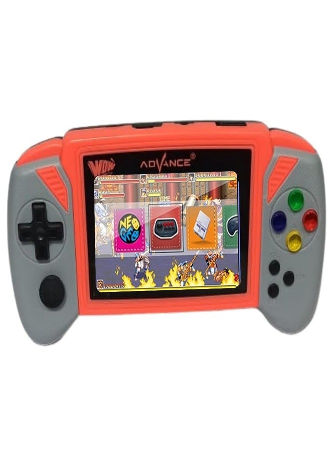 TMG Handheld Game Console,500 Classical Games Retro Video Games Player 3.5' Color Screen Support Connecting TV Game for Kids Boys,Birthday Gifts. (Grey Black) - Image 1