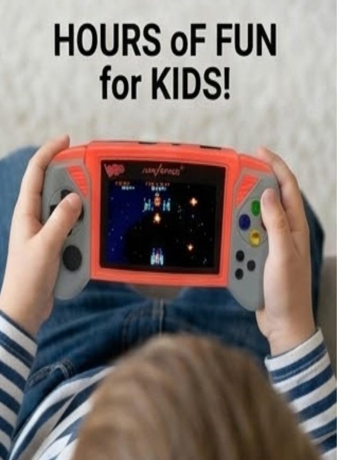 TMG Handheld Game Console,500 Classical Games Retro Video Games Player 3.5' Color Screen Support Connecting TV Game for Kids Boys,Birthday Gifts. (Grey Black) - Image 5