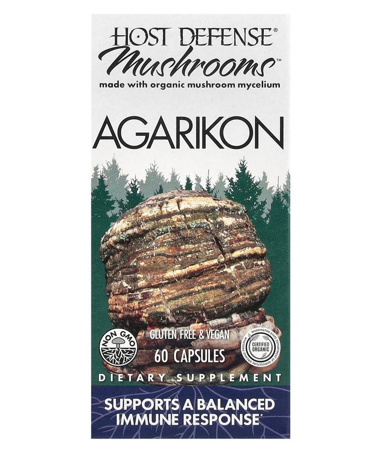 Mushrooms™ Agarikon 60 Capsules (500 mg per Capsule)