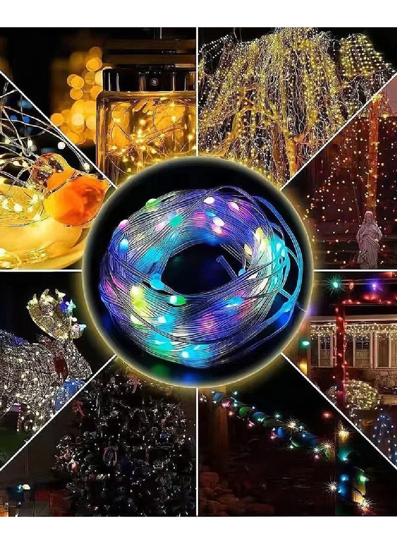 Yuwell 10M USB Led Light Smart Bluetooth RGB Light With APP Control Timer Setting Music Mode Led Light Strip For Decoration Bedroom PC And Cabinet 32.80FT Waterproof 100 LED Light Ramadan Decoration Light  - Image 2