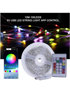 10M USB LED Light Smart Bluetooth RGB Light مع APP التحكم في الموقت إعداد وضع الموسيقى أدى ضوء الشريط للديكور غرفة نوم الكمبيوتر والخزانة 32.80FT مقاوم للماء 100 LED ضوء رمضان الديكور الخفيفة - pzsku/Z16247181A0799FD4D162Z/45/_/1709919712/e211bb32-0c66-4f37-aca3-16702f466c37