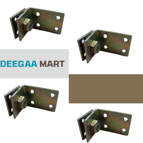 DEEGAA MART Bed Rail L Brackets for Joining Woods, Bed Frame Hardware , Bed Rail Socket Accessories, Set of 4 Wooden Bed Brackets Bed Rail Fittings, headboard and Footboard Fixing Accessories(4 Sets) - Image 2