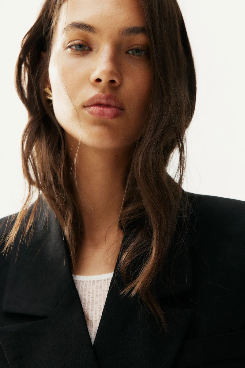 H&M Linen-blend waistcoat