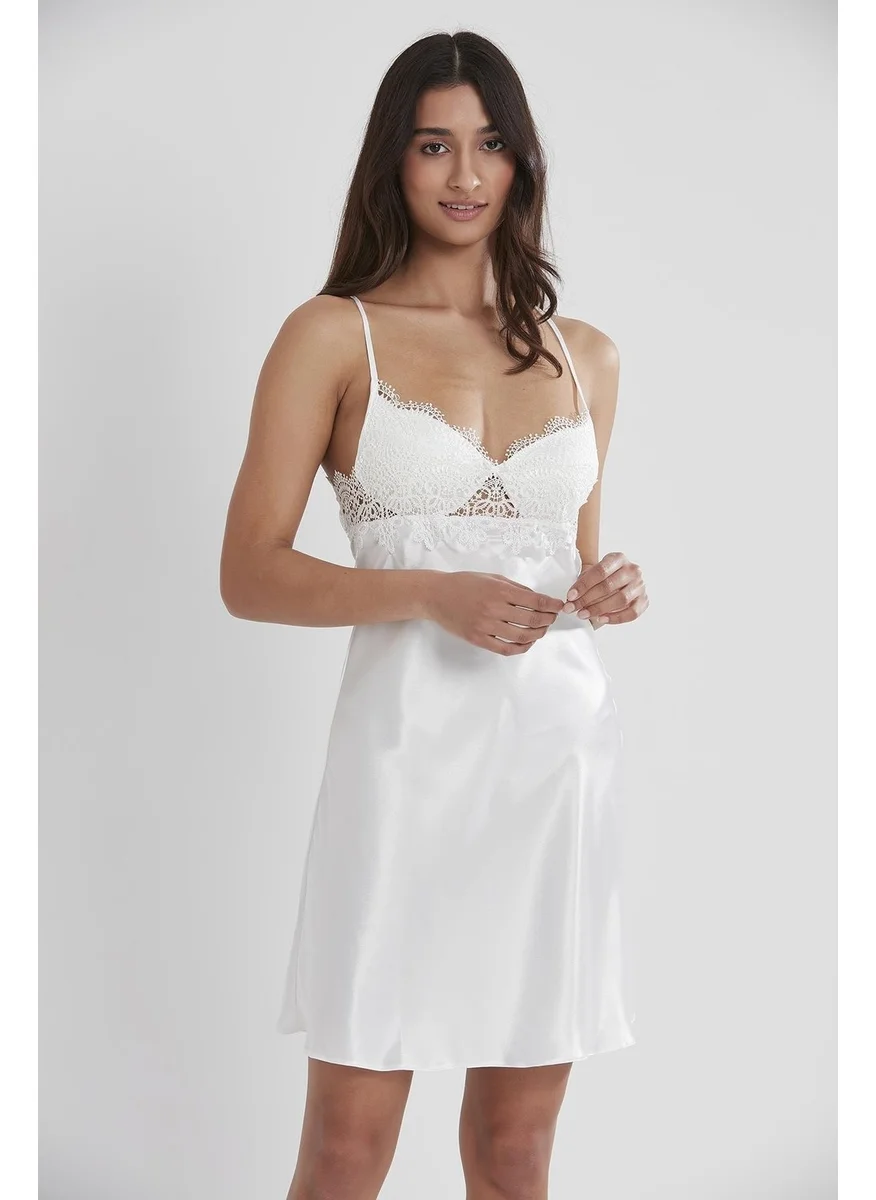 بيير كاردان 6325 Women's Satin Six Dowry Set - Ecru