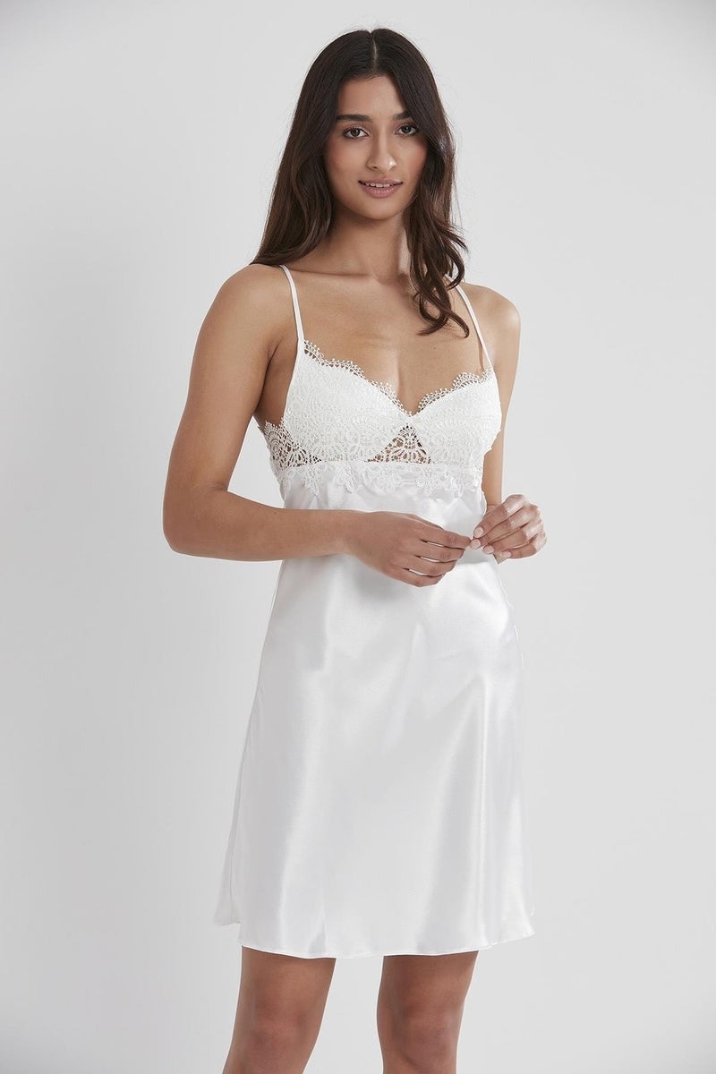 pierre cardin 6325 Women's Satin Six Dowry Set - Ecru  - Image 5