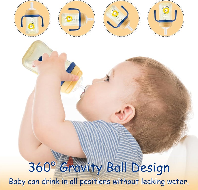 Qshare 3 in 1 Learning Cup with Straw - Image 3