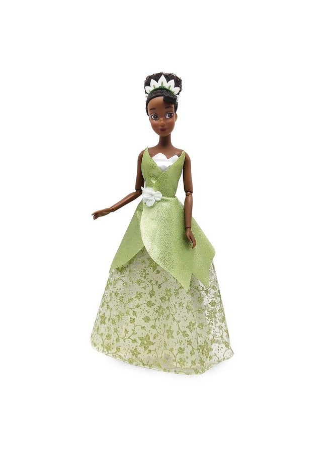 Disney Store Official Disney Princess Classic Doll (Tiana from The Princess and the Frog), 11 Inches, includes Brush with Molded Details, Posable Toy in Classic Outfit - Disney Princess Toys for Girls - Image 5