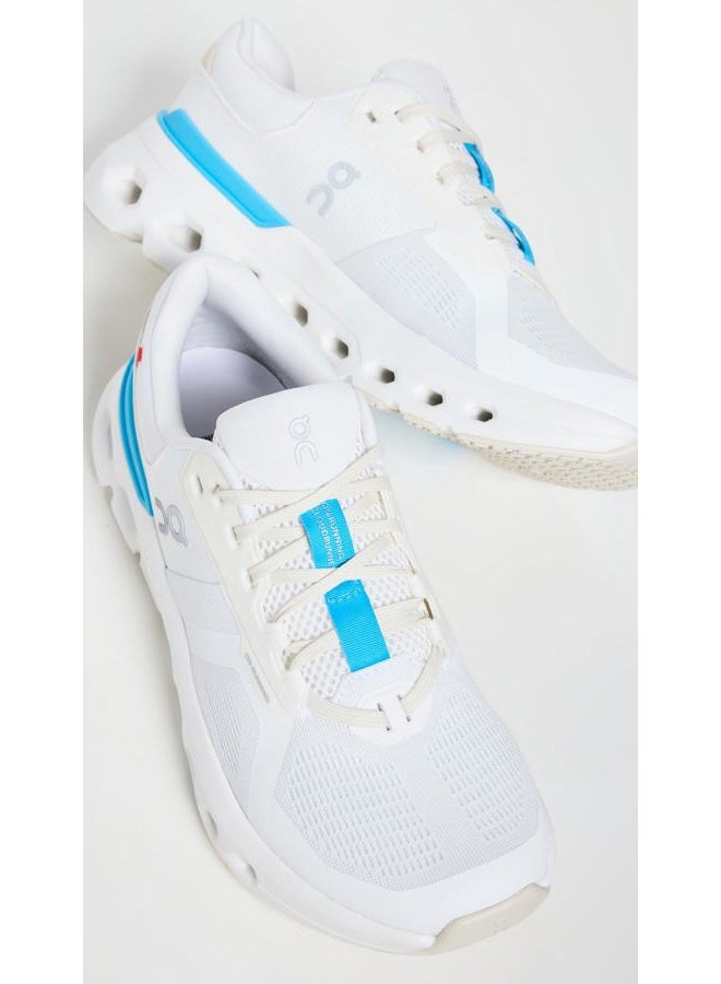 ON Women's Cloudrunner 2 Sneakers, White/Horizon, 37 EU - Image 4