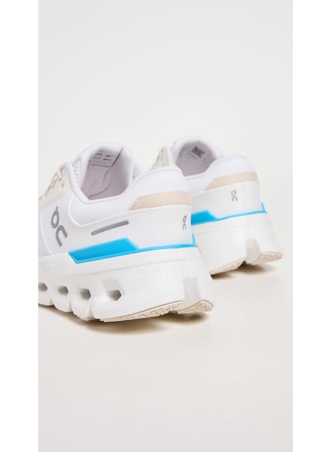 ON Women's Cloudrunner 2 Sneakers, White/Horizon, 37 EU - Image 3