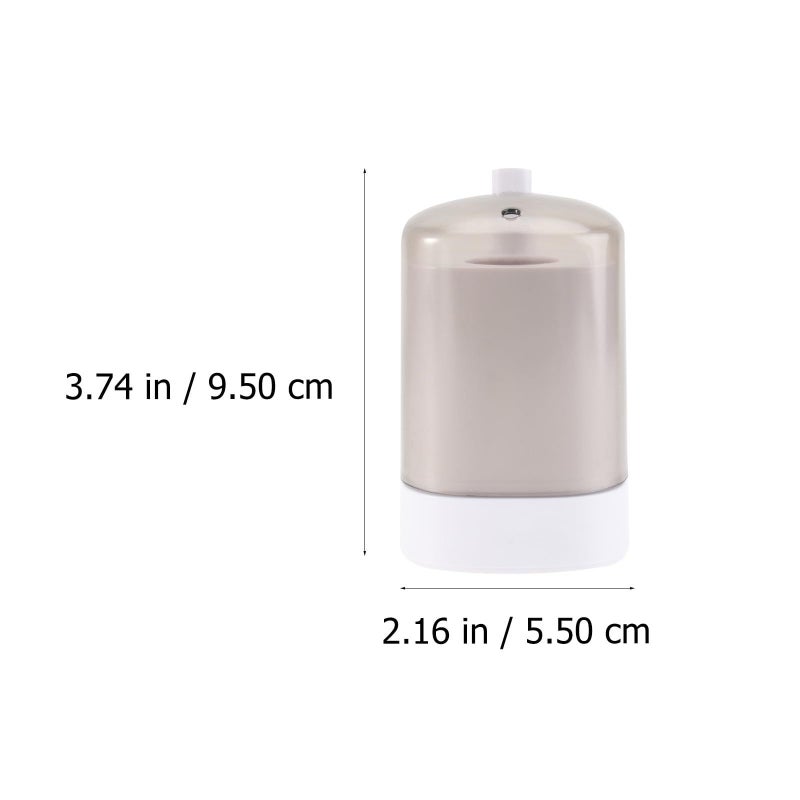 White Plastic Toothpick Holder With Semi Automatic Dispenser For Kitchen Home And Restaurant - Image 3